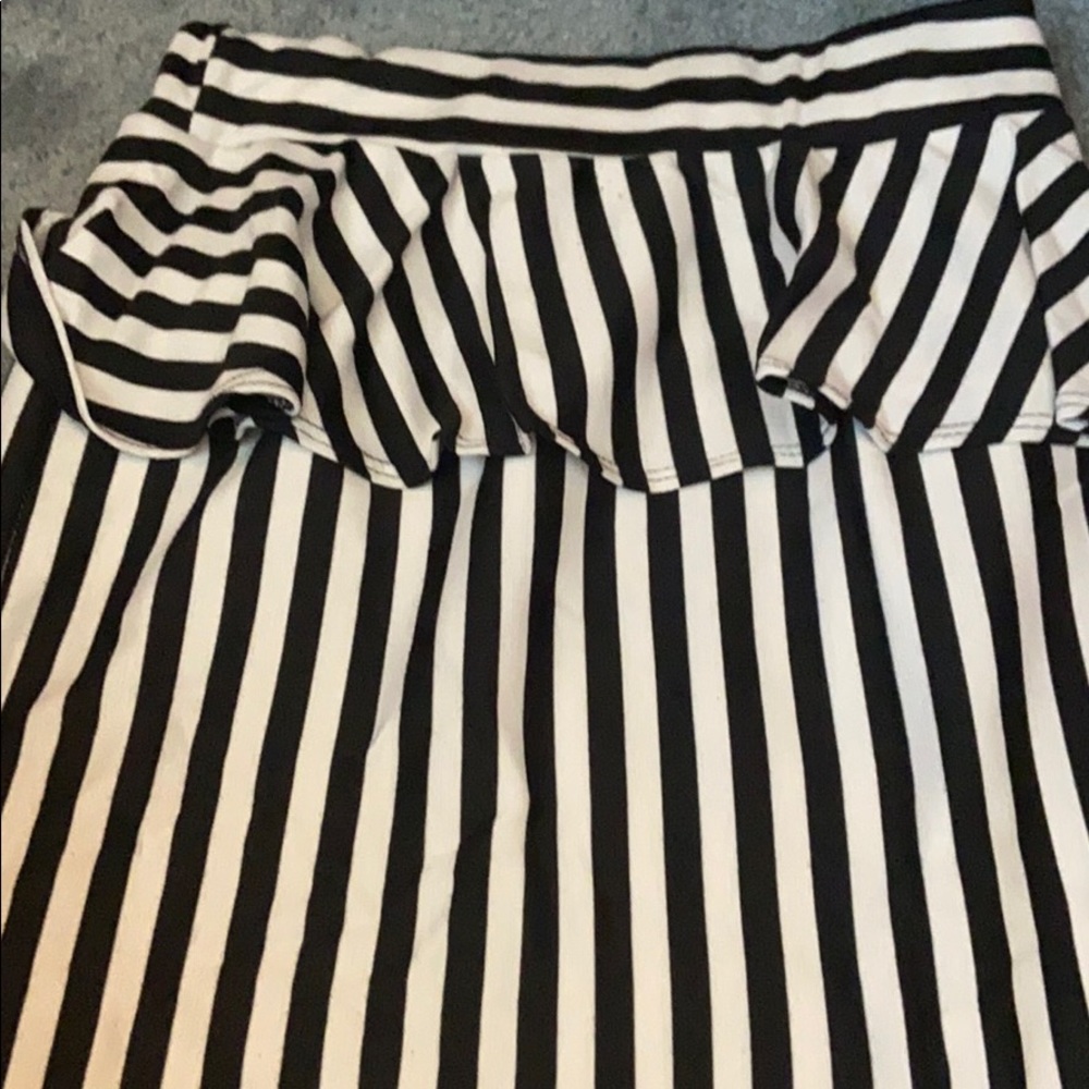 large striped tub top